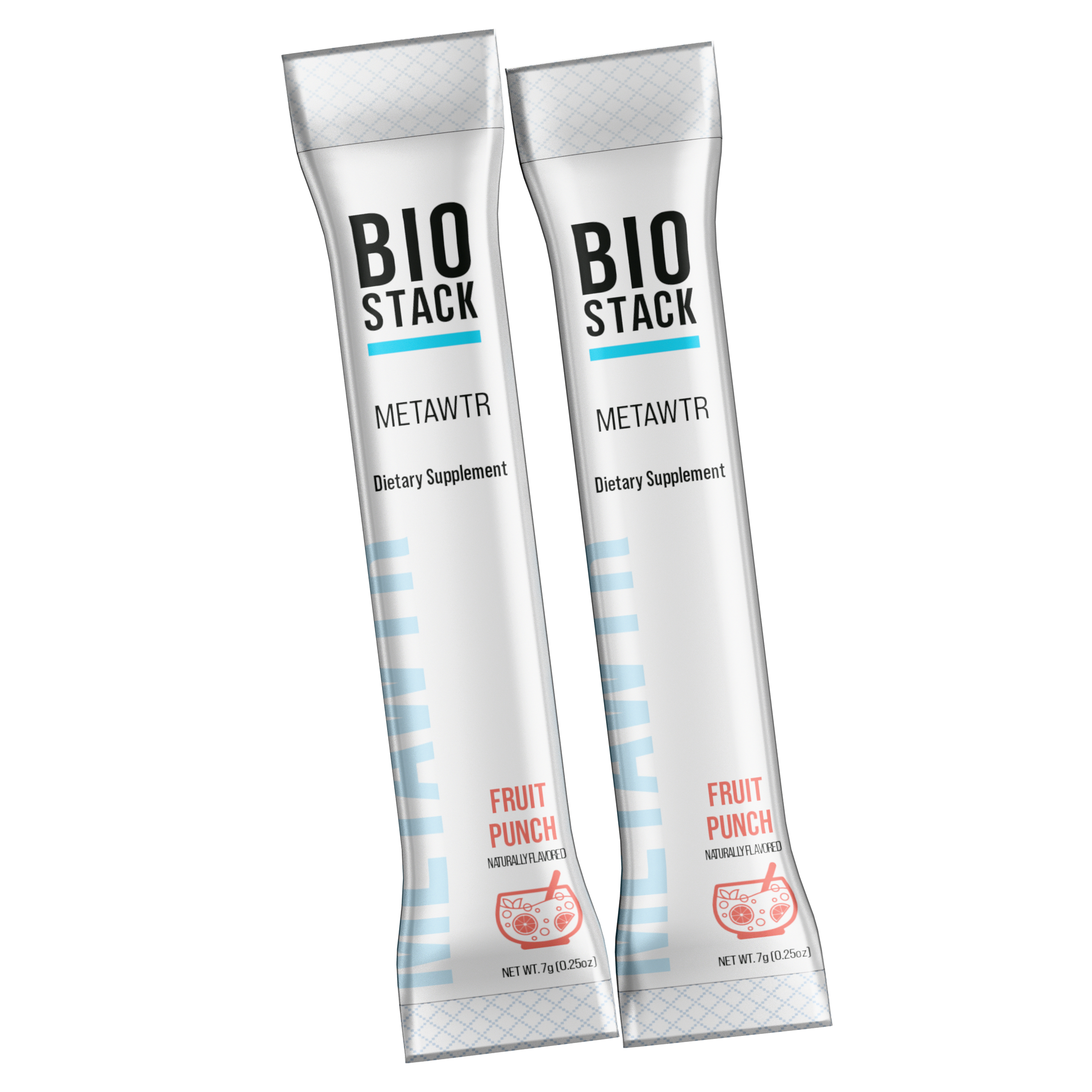 MetaWTR Hydration Fruit Punch - 10 Stick Pack by BioStack