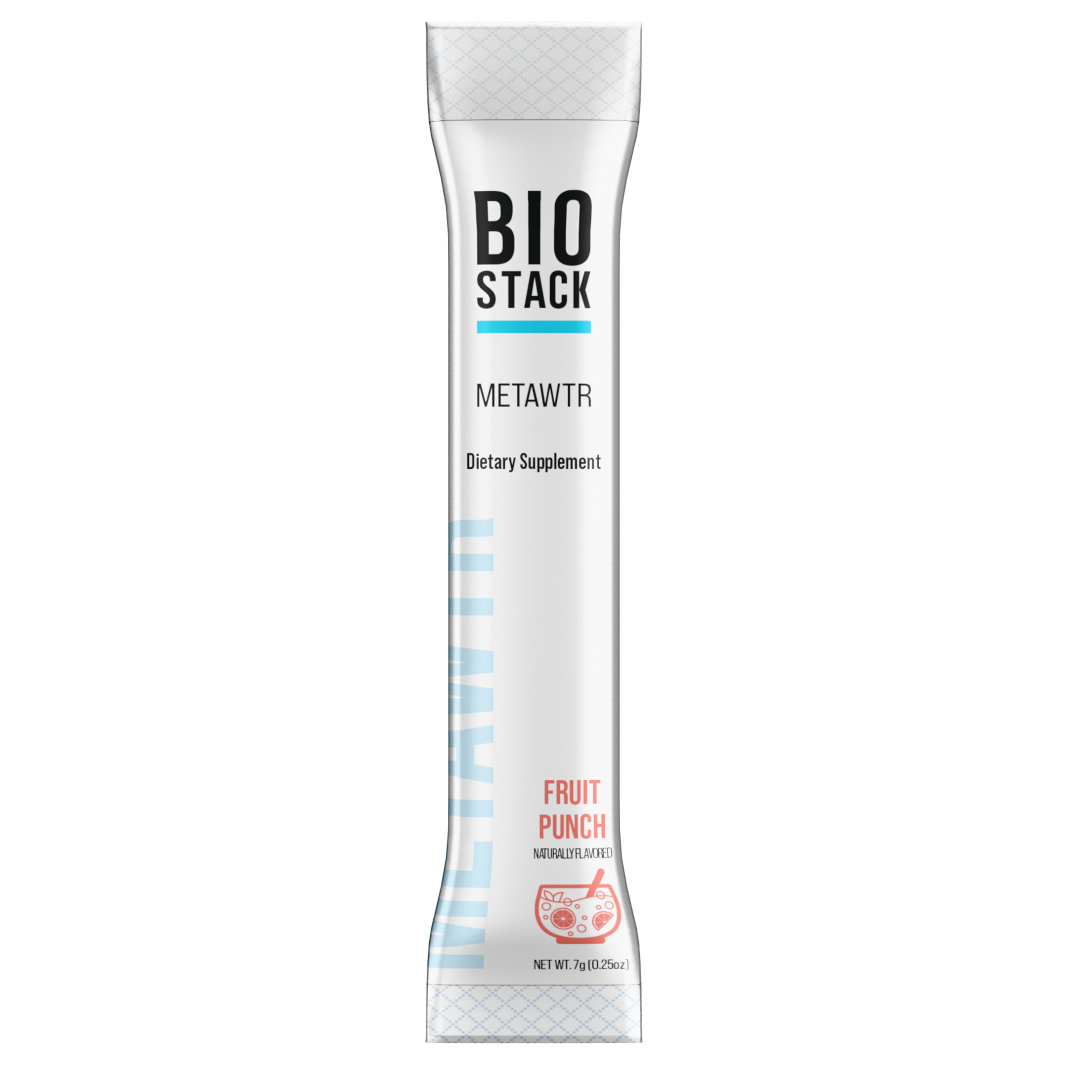 MetaWTR Hydration Fruit Punch - 10 Stick Pack by BioStack