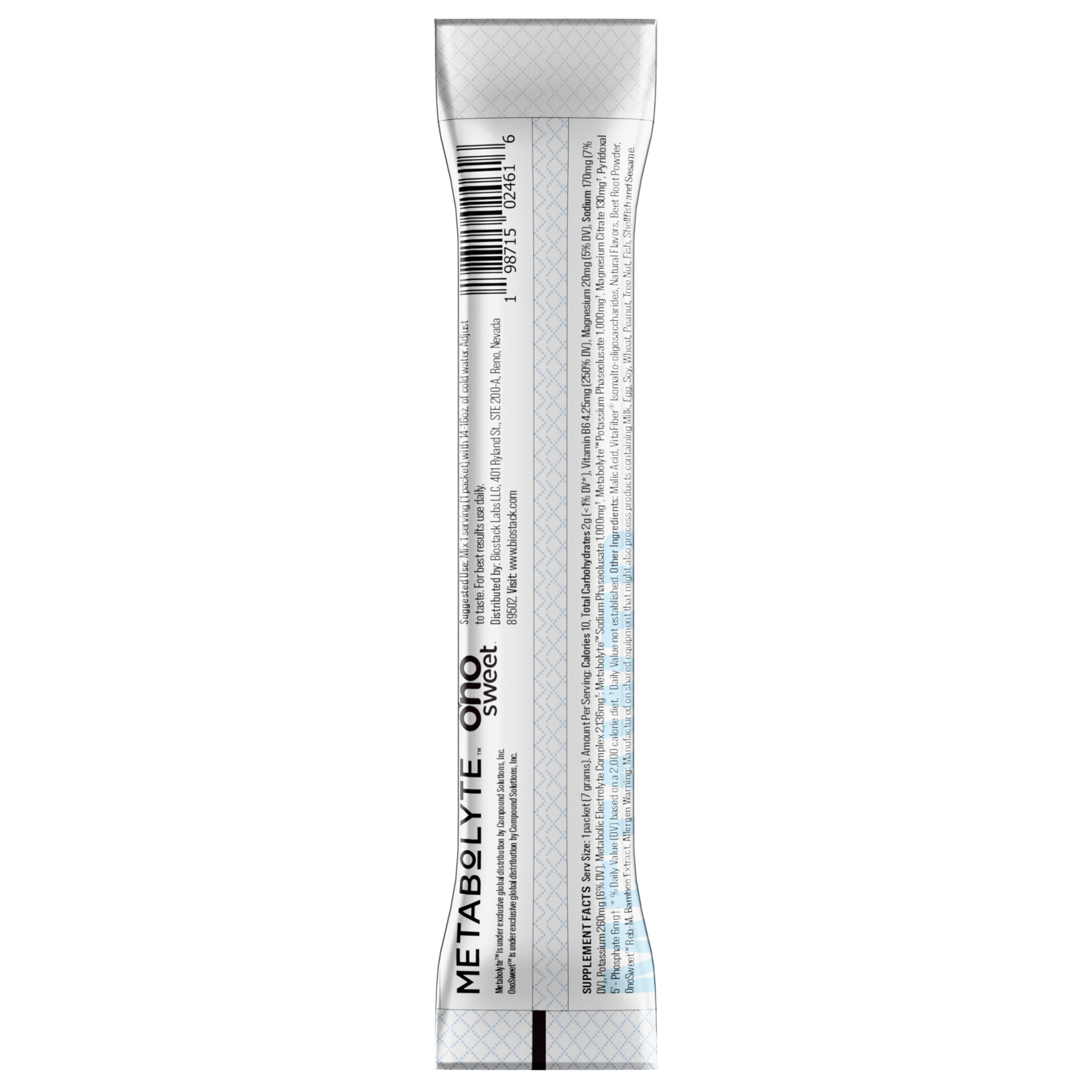 MetaWTR Hydration Fruit Punch - 10 Stick Pack by BioStack