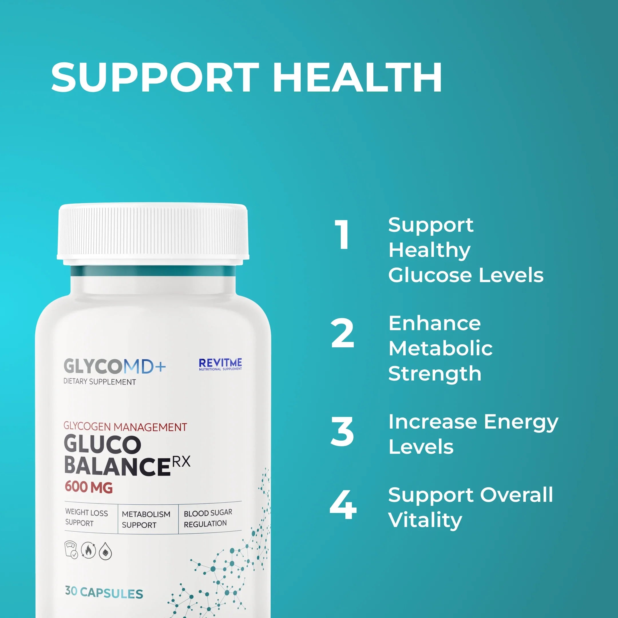 Gluco Balance RX by RevitMe by RevitMe - Supplements Store