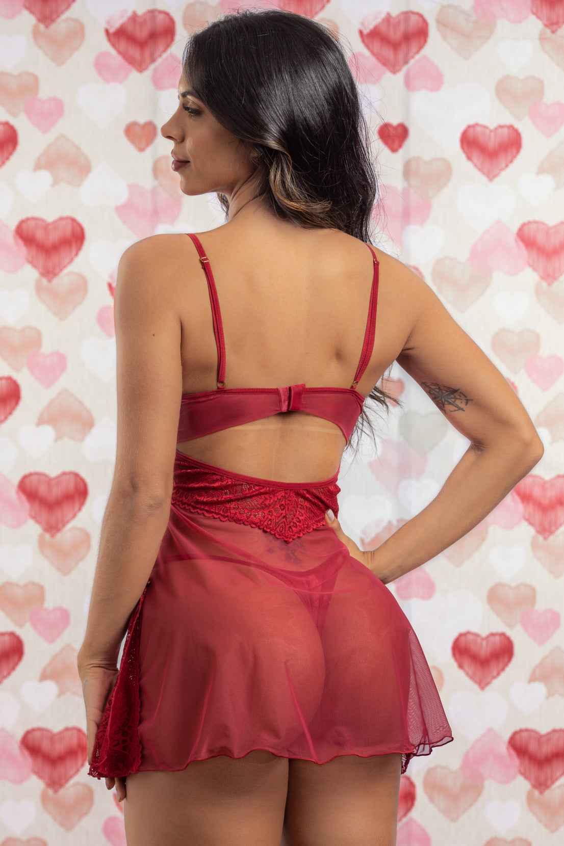 Ramona Sheer Babydoll 2 Piece Set