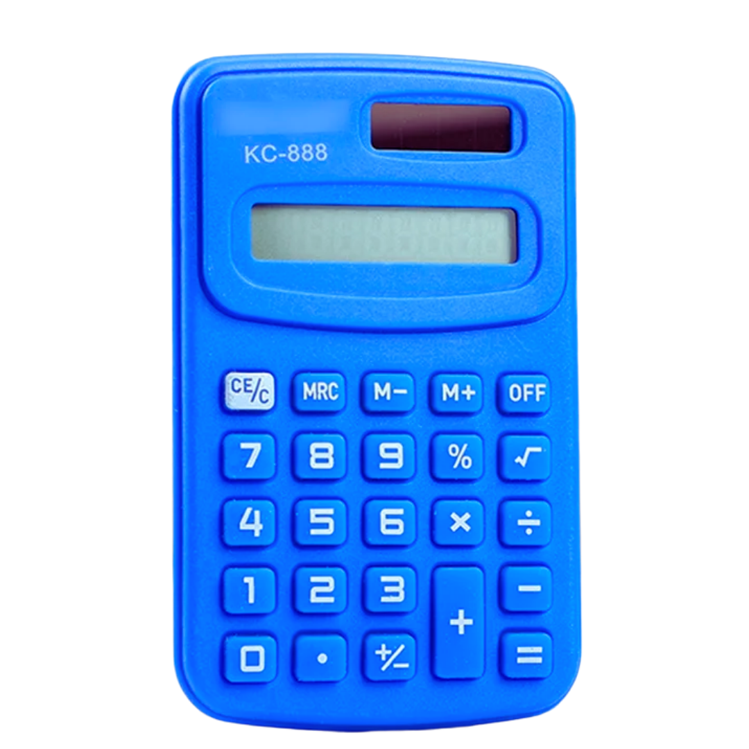 Calculadora Mini Solar KC-888 (Azul) DestGlow
