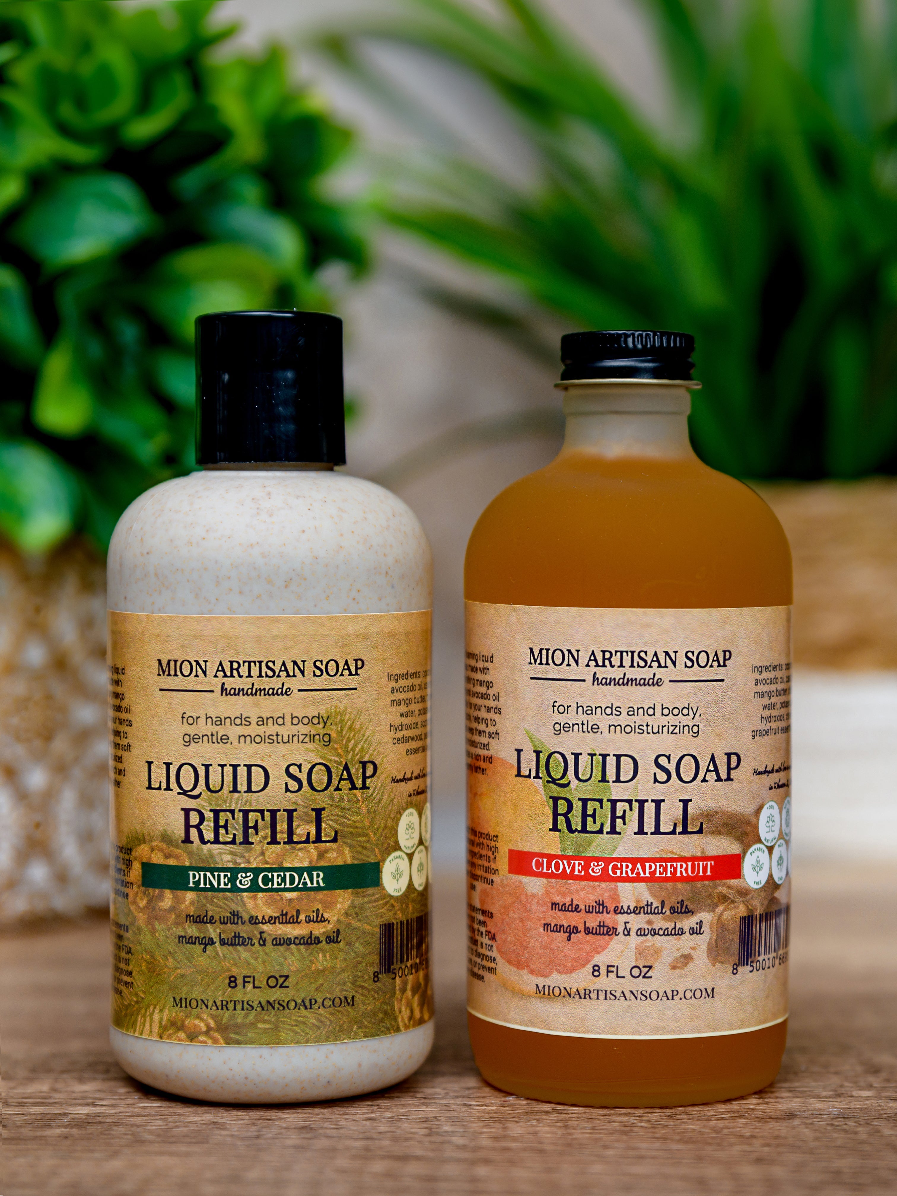 Liquid Soap Refill | Luxurious Foam for Hand & Body by MION Artisan Soap Co.