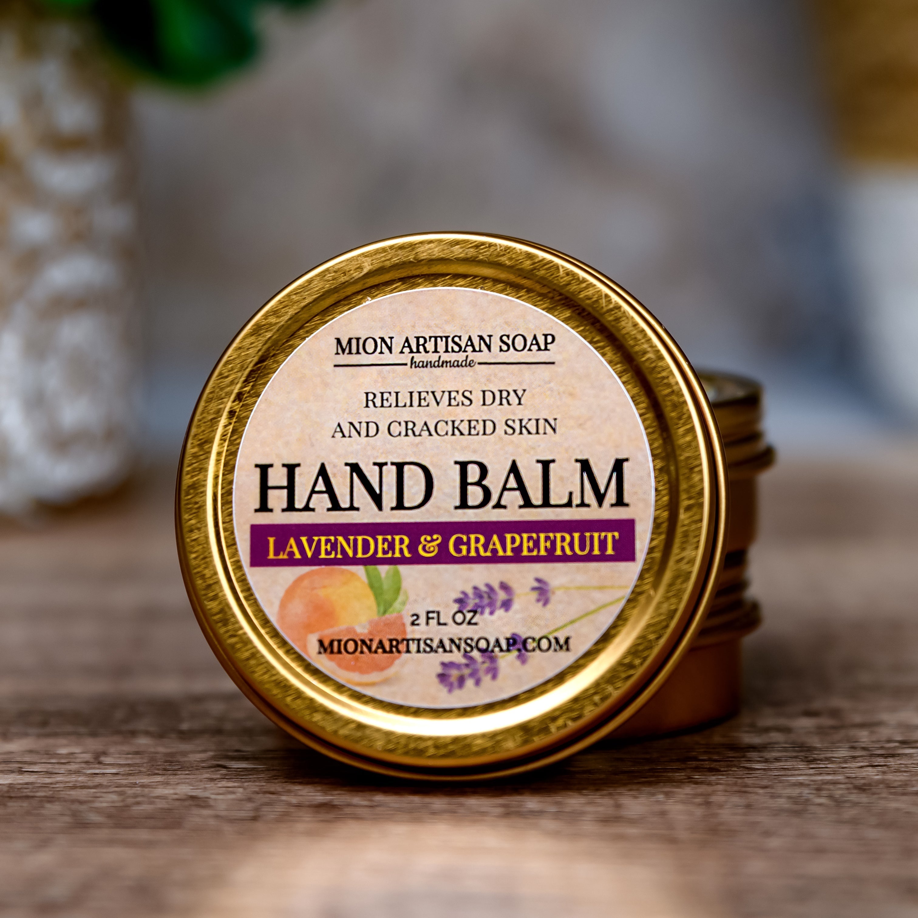 Hand Balm | Not Greasy, Antibacterial, Moisture-Locking by MION Artisan Soap Co.