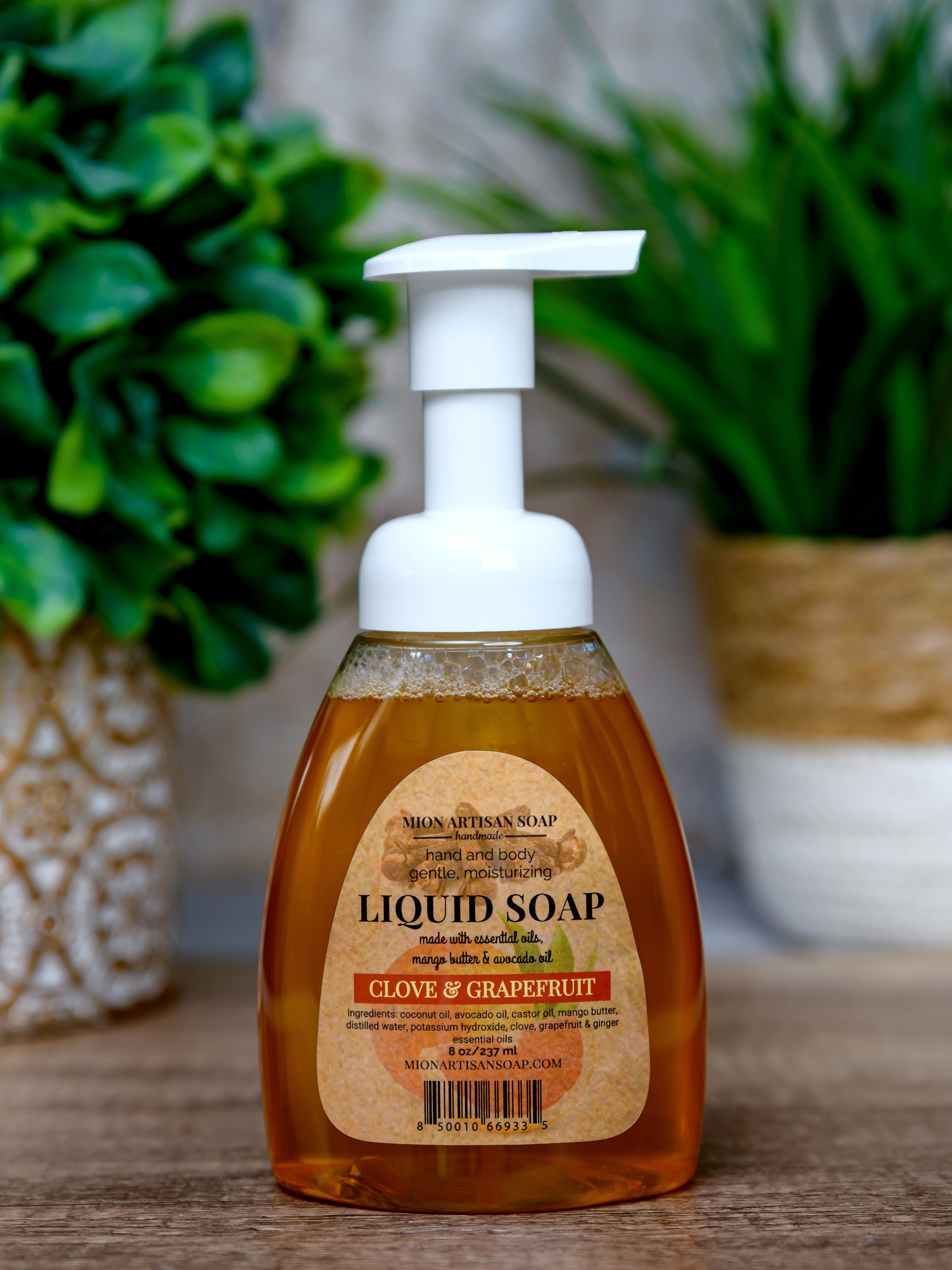 Liquid Soap | Luxurious Foam for Hands & Body by MION Artisan Soap Co.