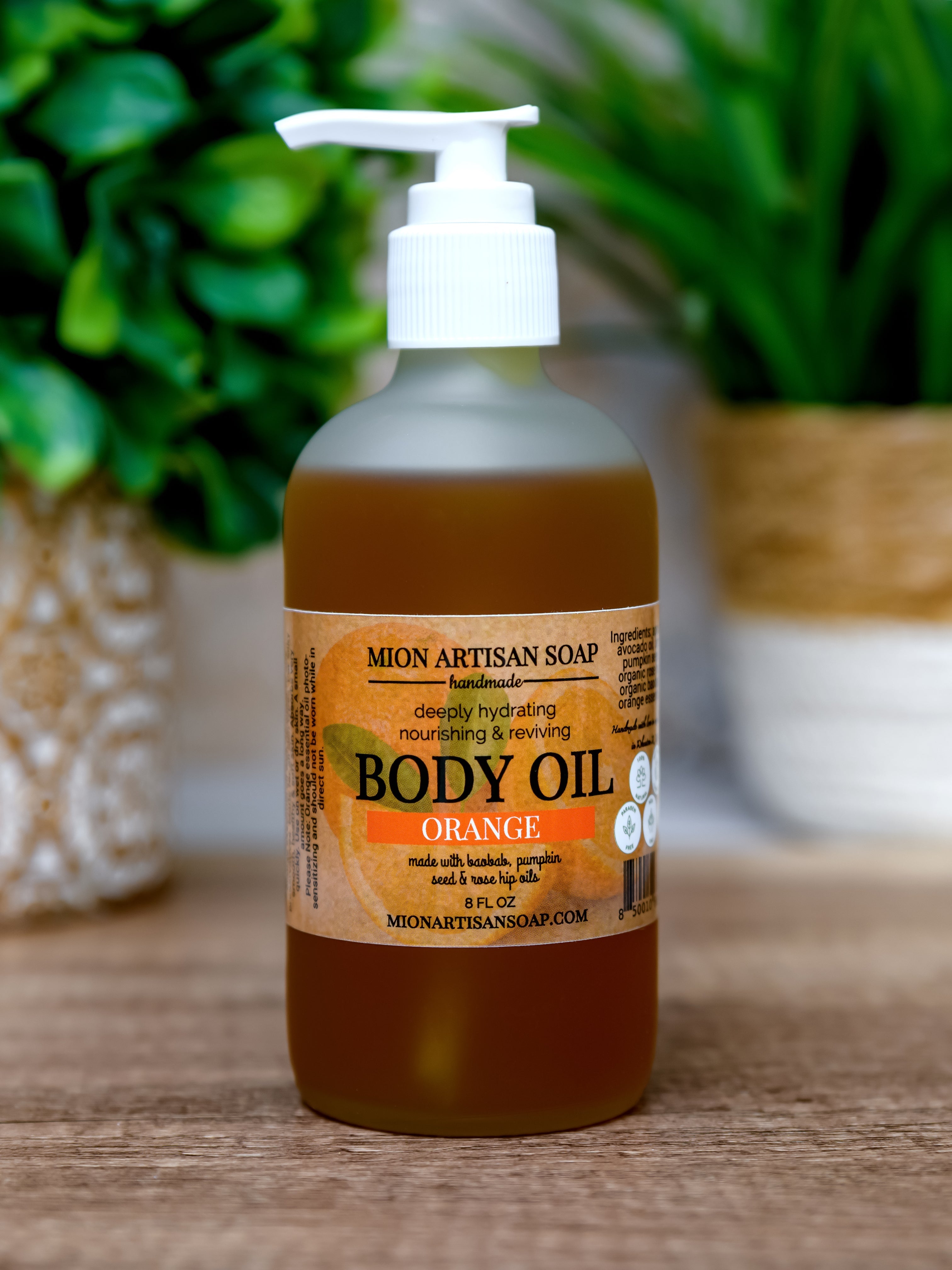 Orange Body Oil | Rich In Vitamins A, D, and E by MION Artisan Soap Co.