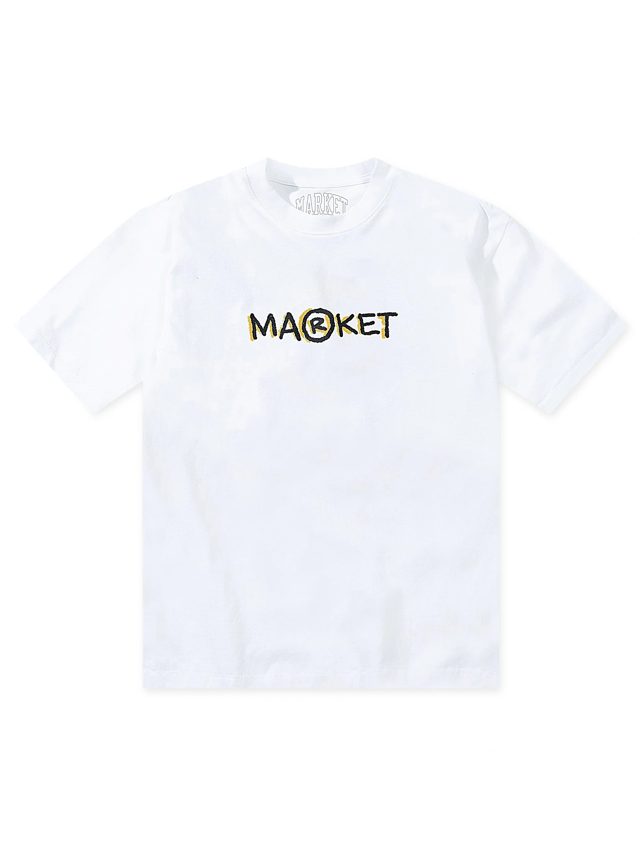 Market Studios Smiley Doodle Tee - White by Denim Exchange