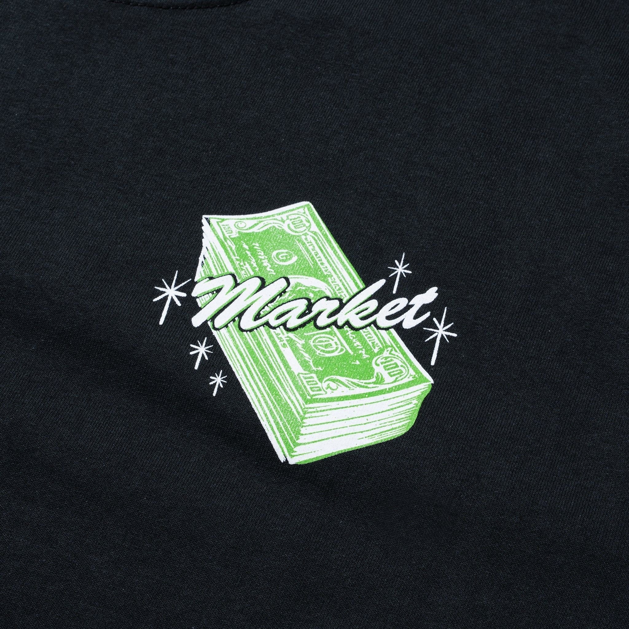 Market Studios Call My Plug Tee - Washed Black by Denim Exchange