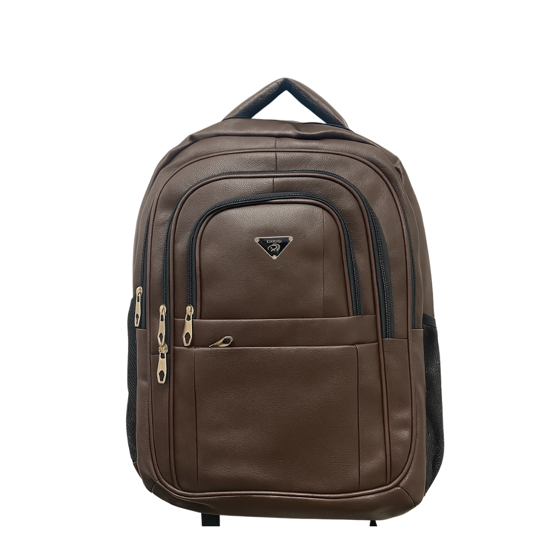 Tianshi Mochila de Cuero Marrón (Mediana) DestGlow