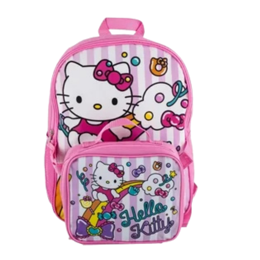 Hello Kitty Backpack with Lunch Bag (set) DestGlow