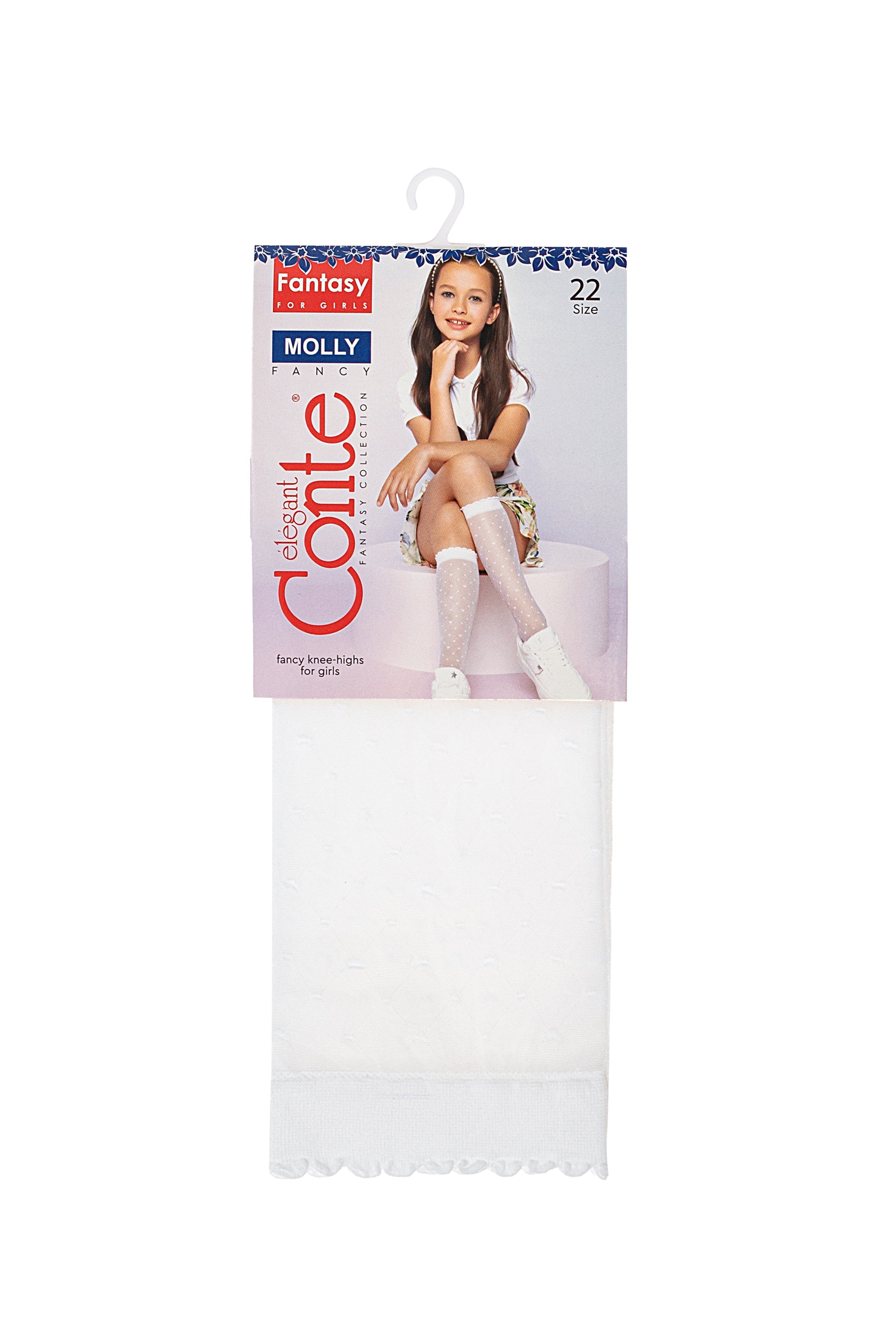 Conte Knee-High Socks for girls - Molly 20 Den - DestGlow