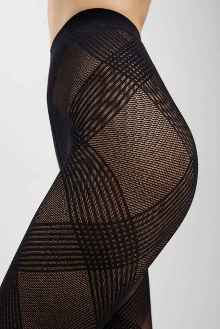 Fantasy Tights Conte Music - Diagonal Stripes