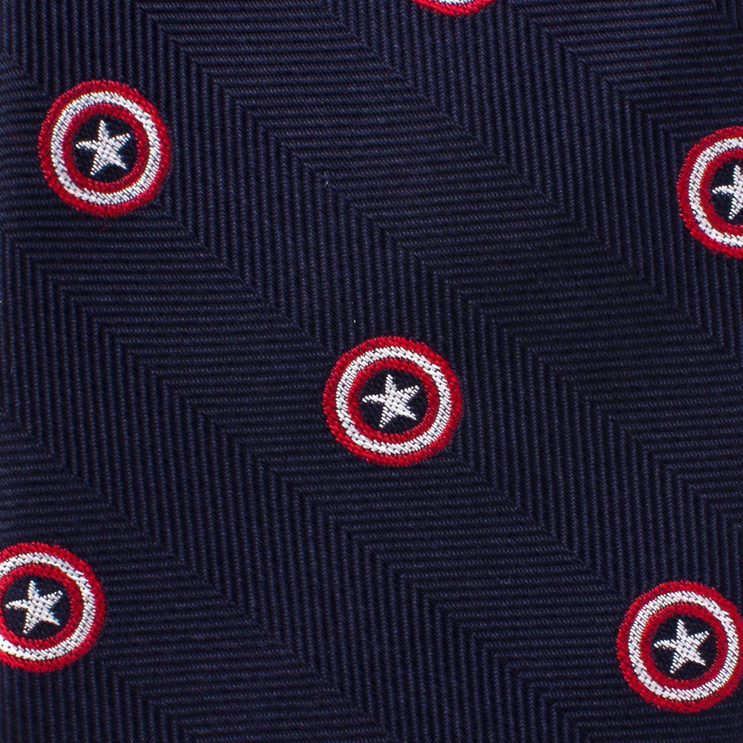 Marvel Captain America Navy Tie by Cufflinks.com