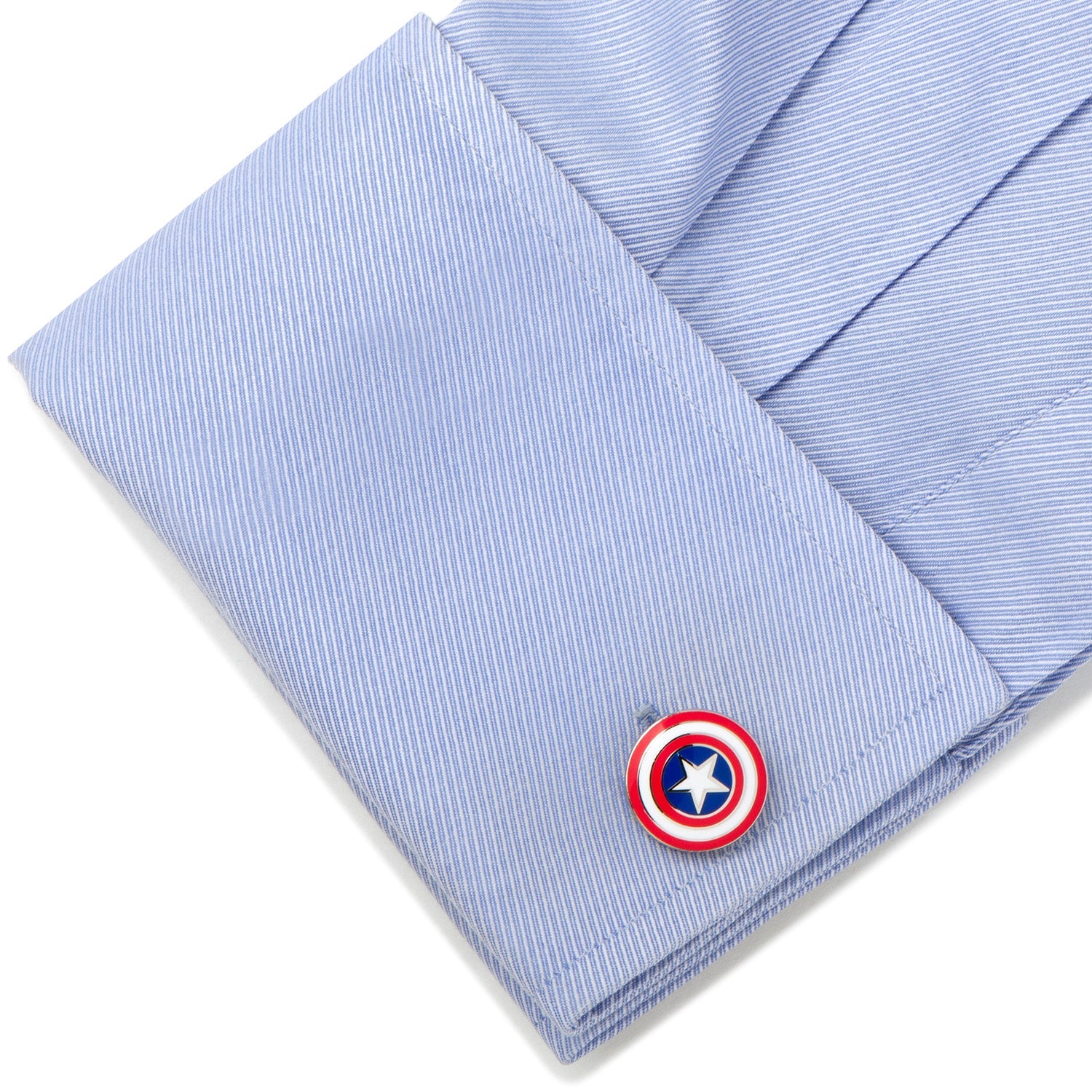 Marvel Captain America Shield Cufflinks by Cufflinks.com