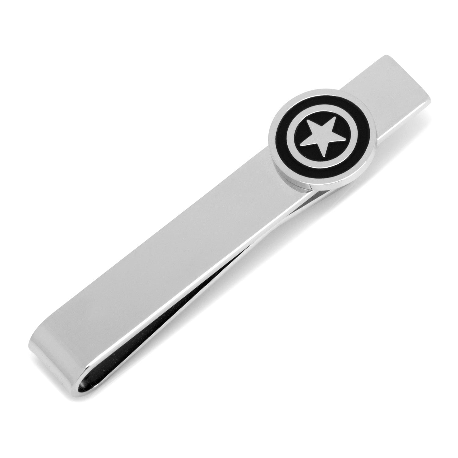 Marvel Captain America Silver Tie Bar DestGlow