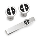 Marvel Deadpool Cufflinks and Tie Bar Gift Set