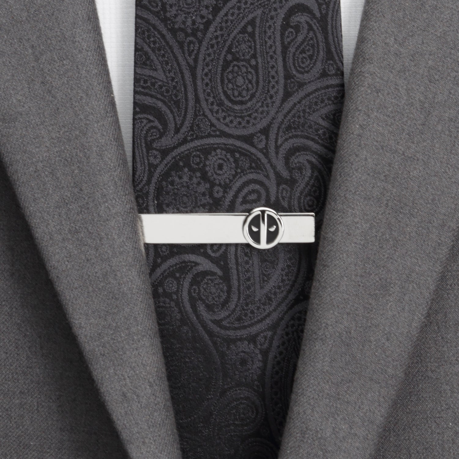 Marvel Deadpool Silver Mask Tie Bar by Cufflinks.com