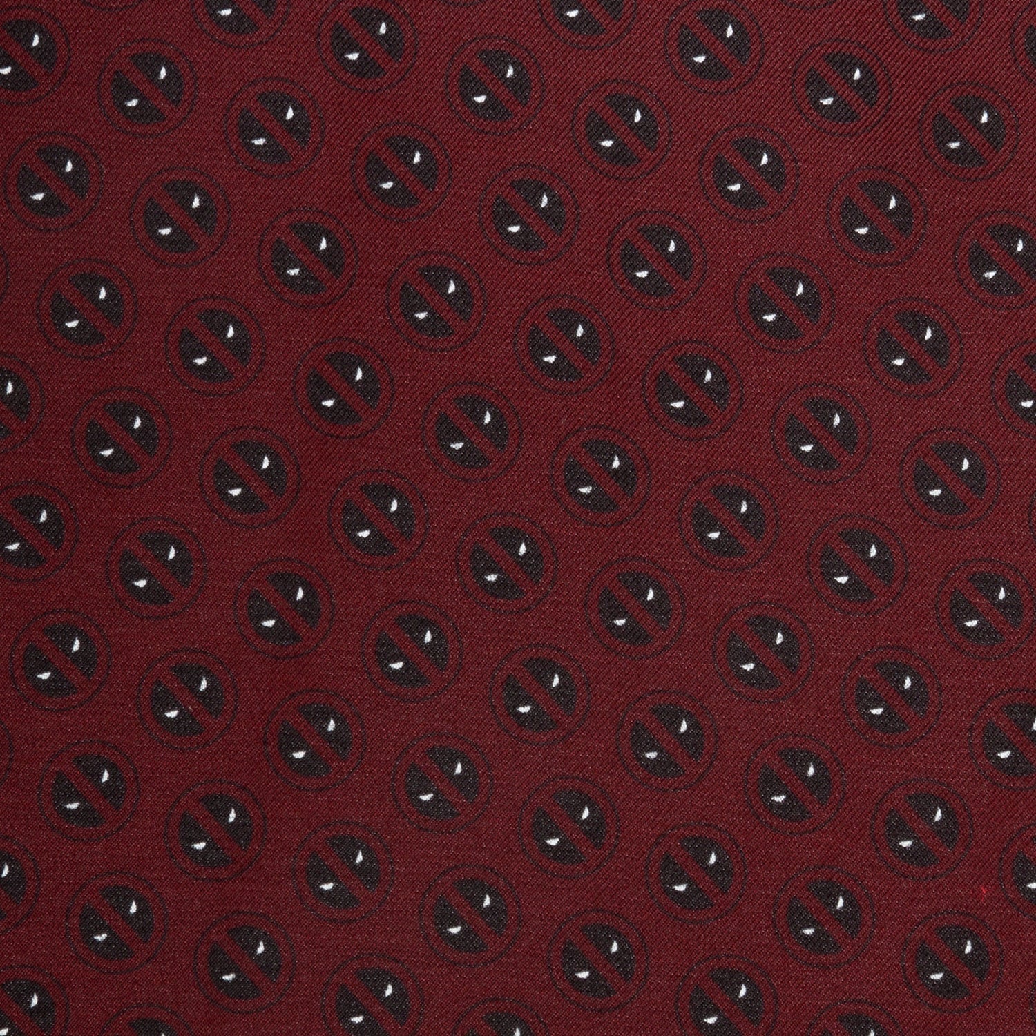 Marvel Deadpool Red Mask Silk Pocket Square by Cufflinks.com