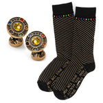 Marvel Avengers Infinity Stones Cufflinks and Socks Gift Set