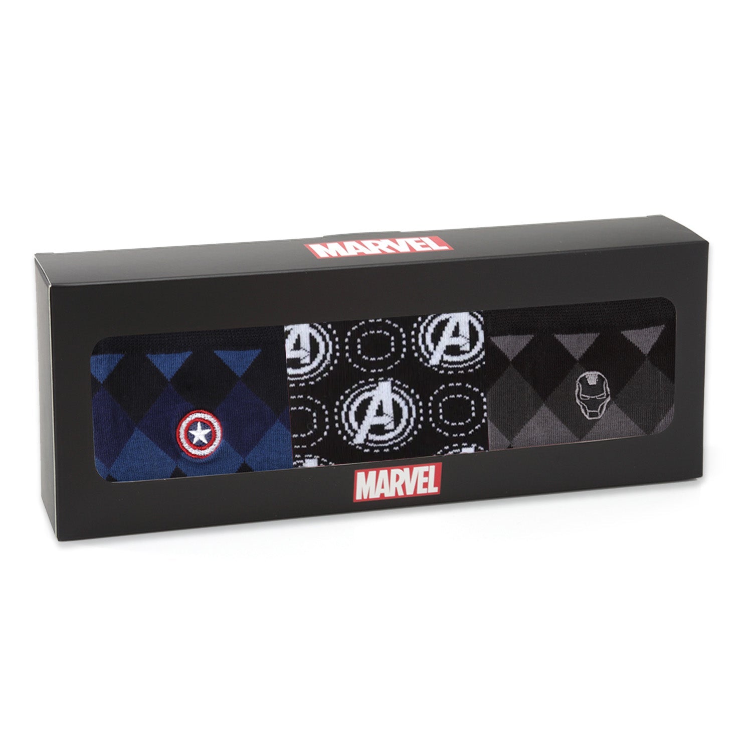 Marvel Argyle 3 Socks Pack and Lapel Pin Gift Set by Cufflinks.com
