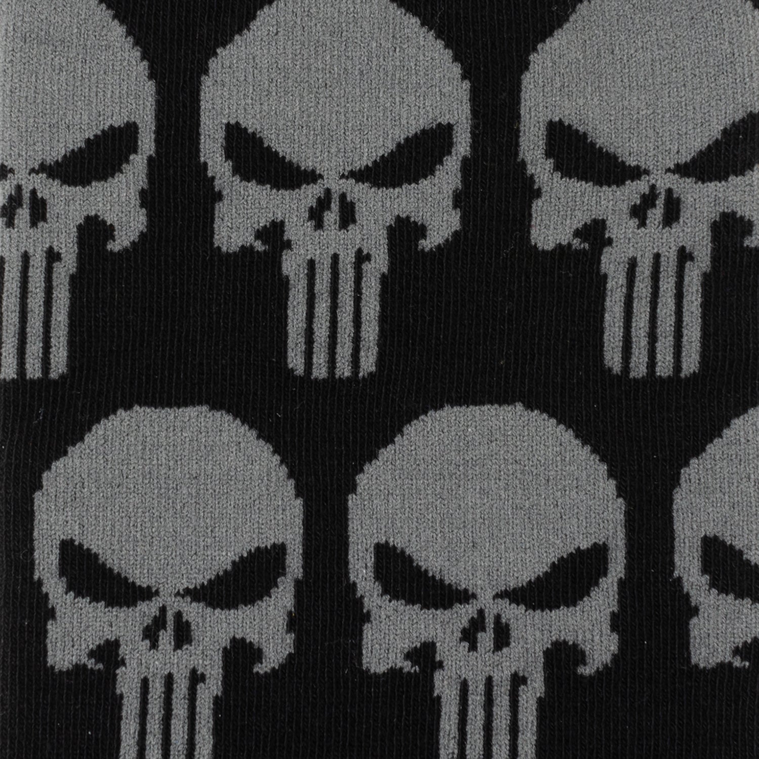 Marvel Punisher Black Socks and Silver Lapel Pin Gift Set by Cufflinks.com