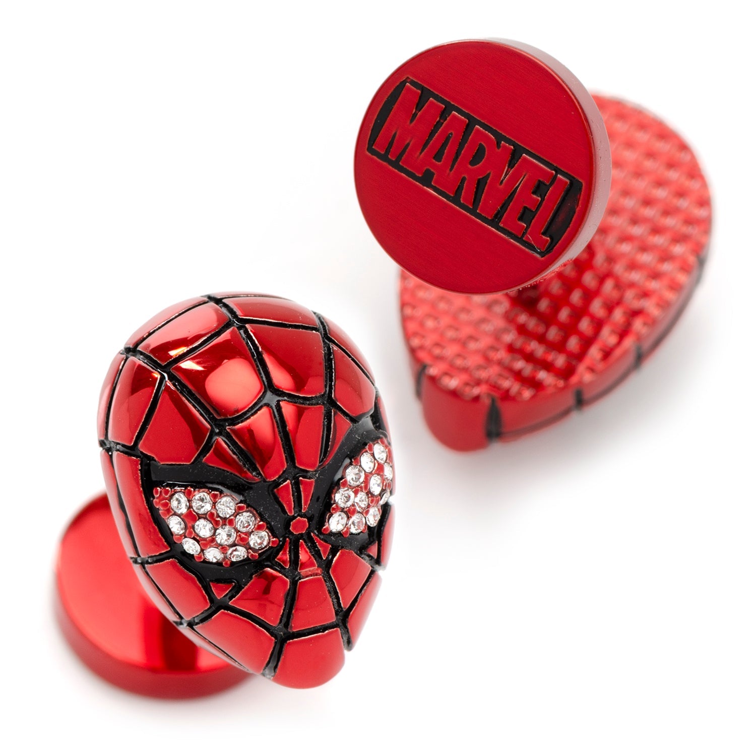Marvel Spider-Man 3D Crystal Cufflinks by Cufflinks.com