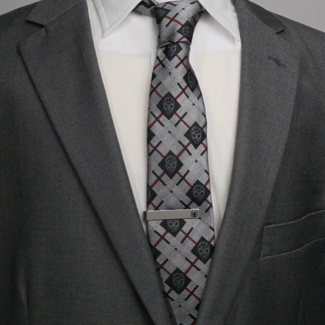 Marvel Spider-Man Plaid Black Men&