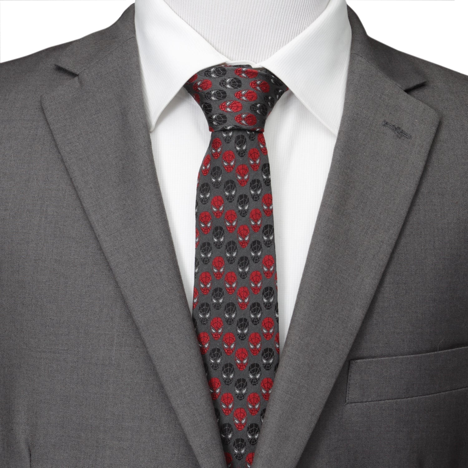 Marvel Spider-Man Chevron Red Black Men&