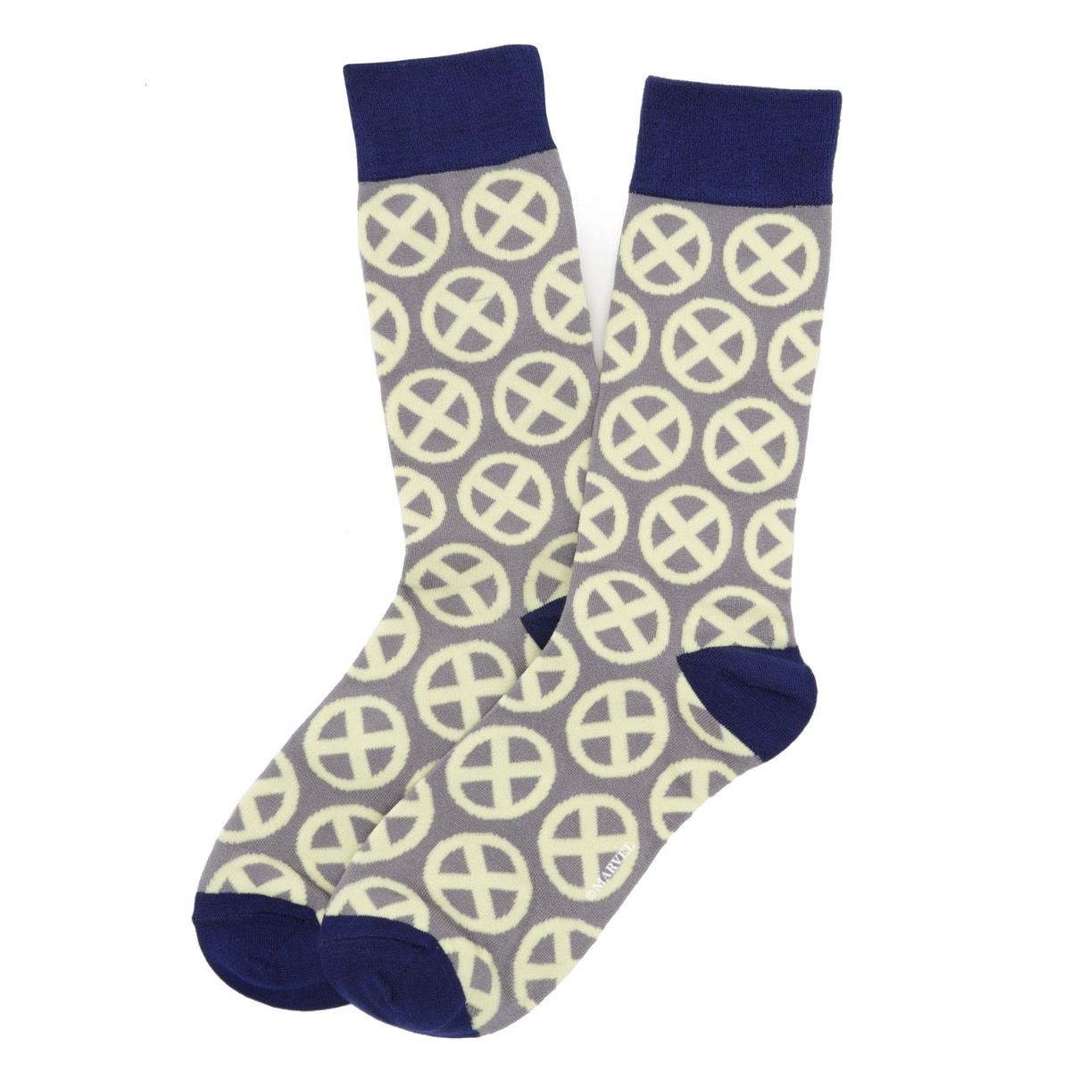 Marvel X-Men Socks 3 Pack with Lapel Pin Gift Set by Cufflinks.com