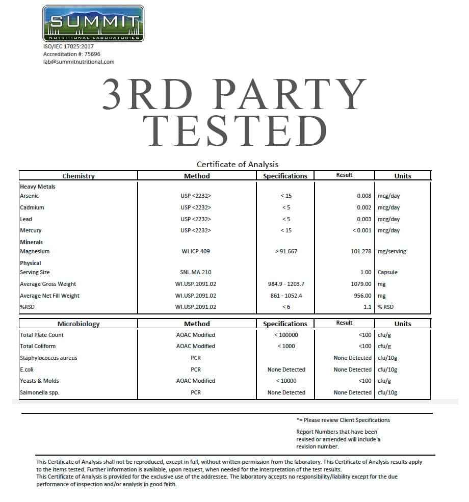 Hi-Absorb Magnesium Glycinate 90 Capsules