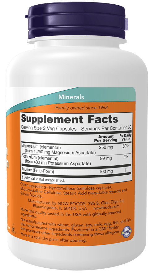 Magnesium And Potassium Aspartate by Country Life Natural Foods