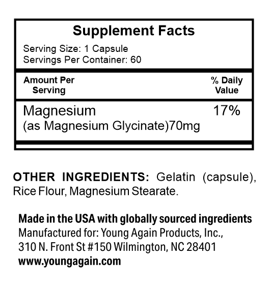 Magnesium Glycinate by Young Again