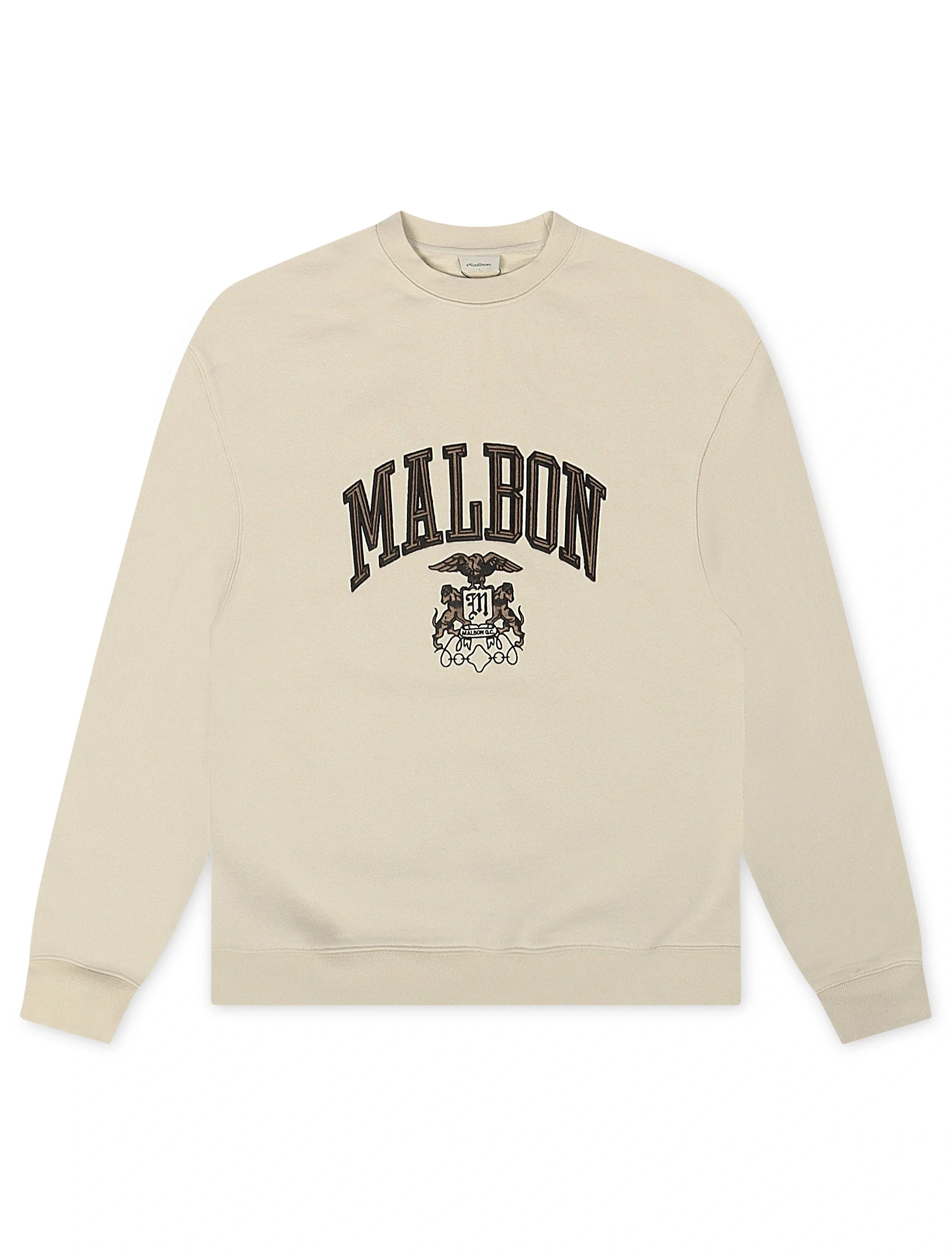 Malbon Range Oxford Sweatshirt - Ivory by Denim Exchange