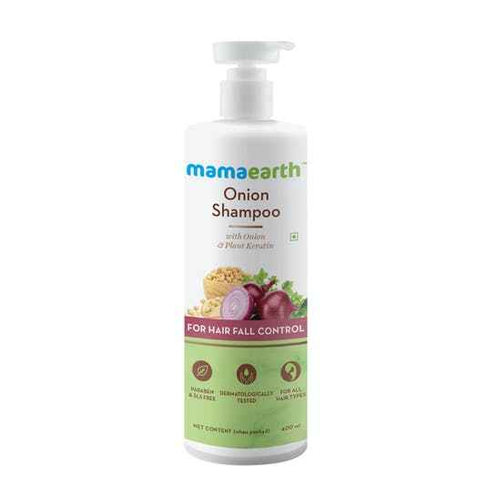 Mamaearth Onion Shampoo For Hair Fall Care