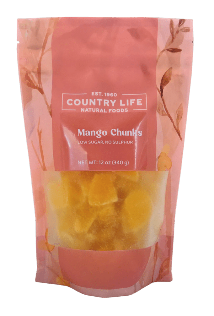 Mango Chunks, Low Sugar, Imported by Country Life Natural Foods