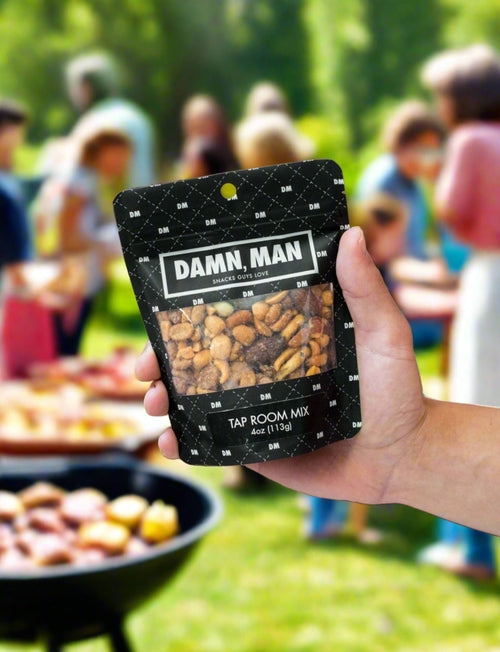 Gourmet Manly Nut Gift Box for Men - 6 Unique Handcrafted Snacks