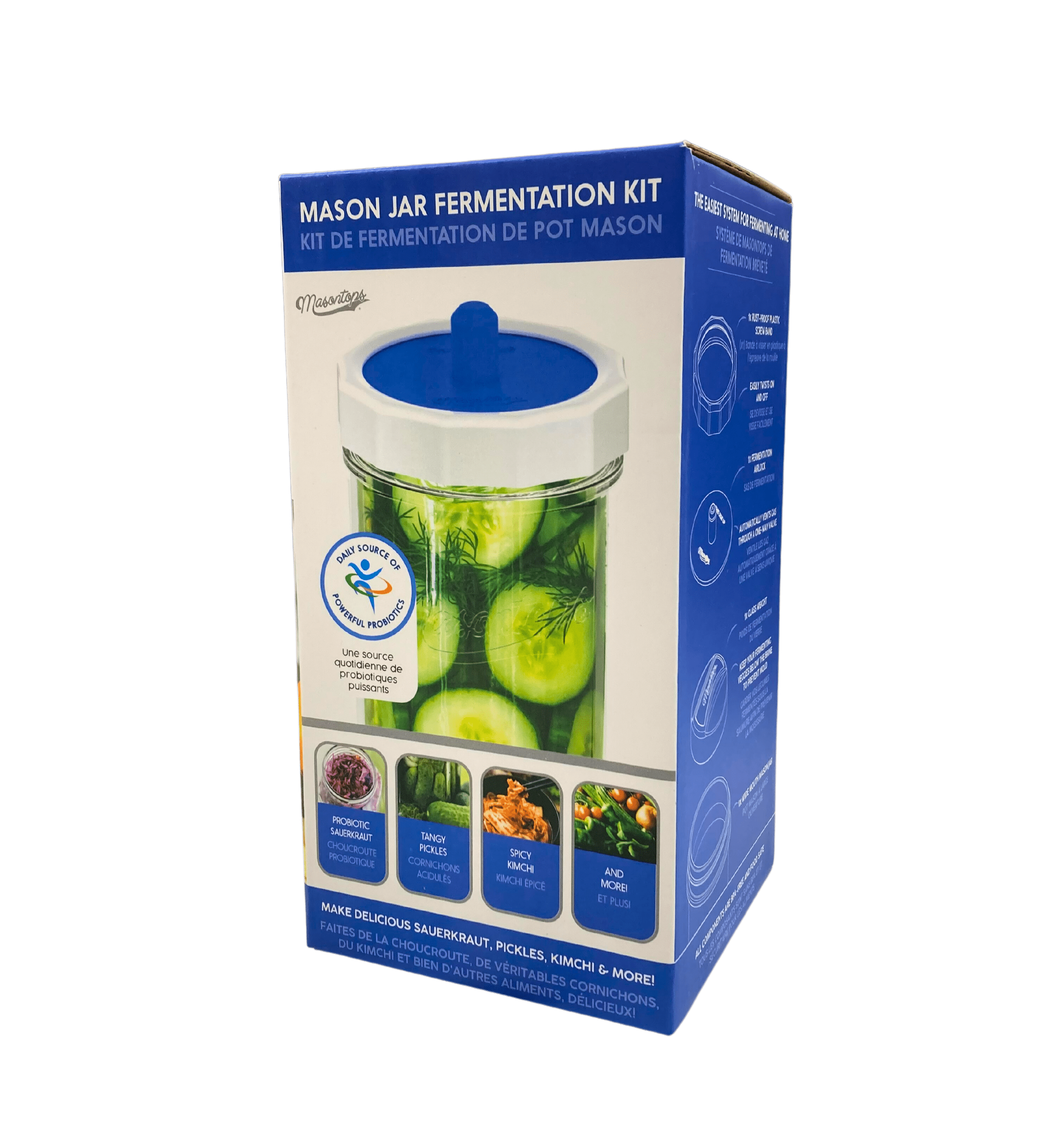Fermentation Kits and Supplies, Masontops by Country Life Natural Foods