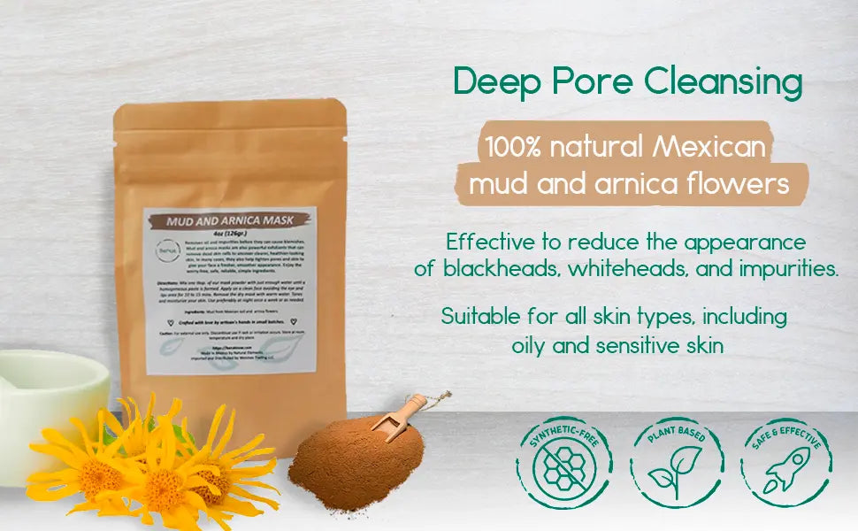 Activated Charcoal + Mud & Arnica Facial Masks Bundle
