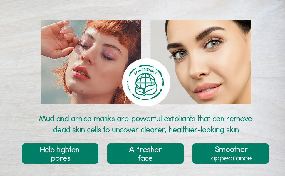 Activated Charcoal + Mud & Arnica Facial Masks Bundle