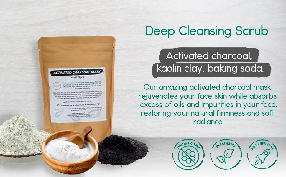 Activated Charcoal + Mud & Arnica Facial Masks Bundle