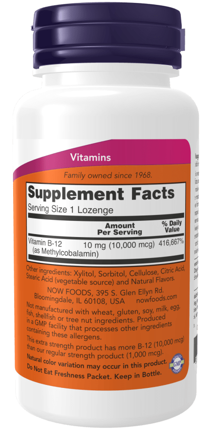 Methyl B-12 Extra Strength 10,000mcg by Country Life Natural Foods