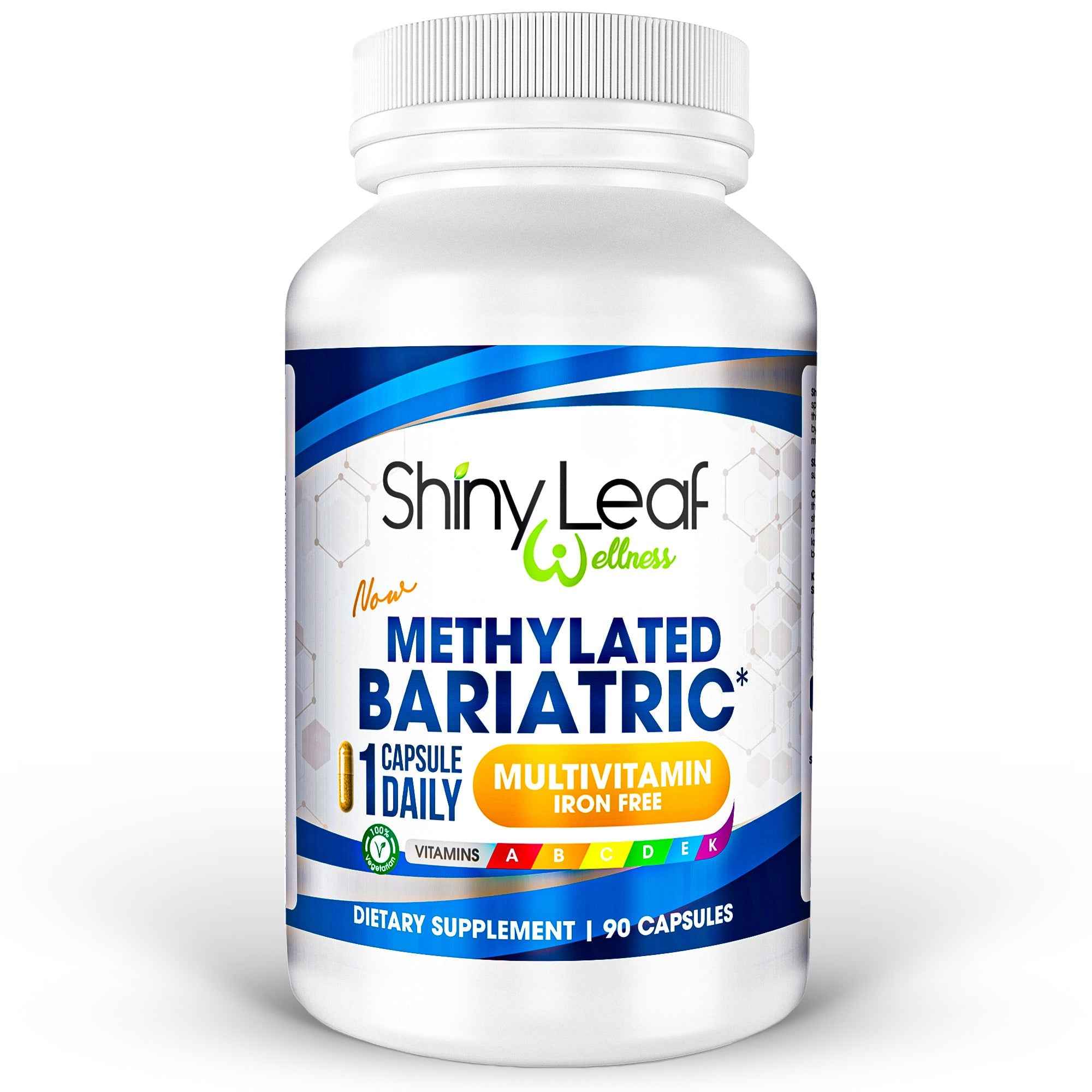 Shiny Leaf Methylated Bariatric Multivitamin Without Iron
