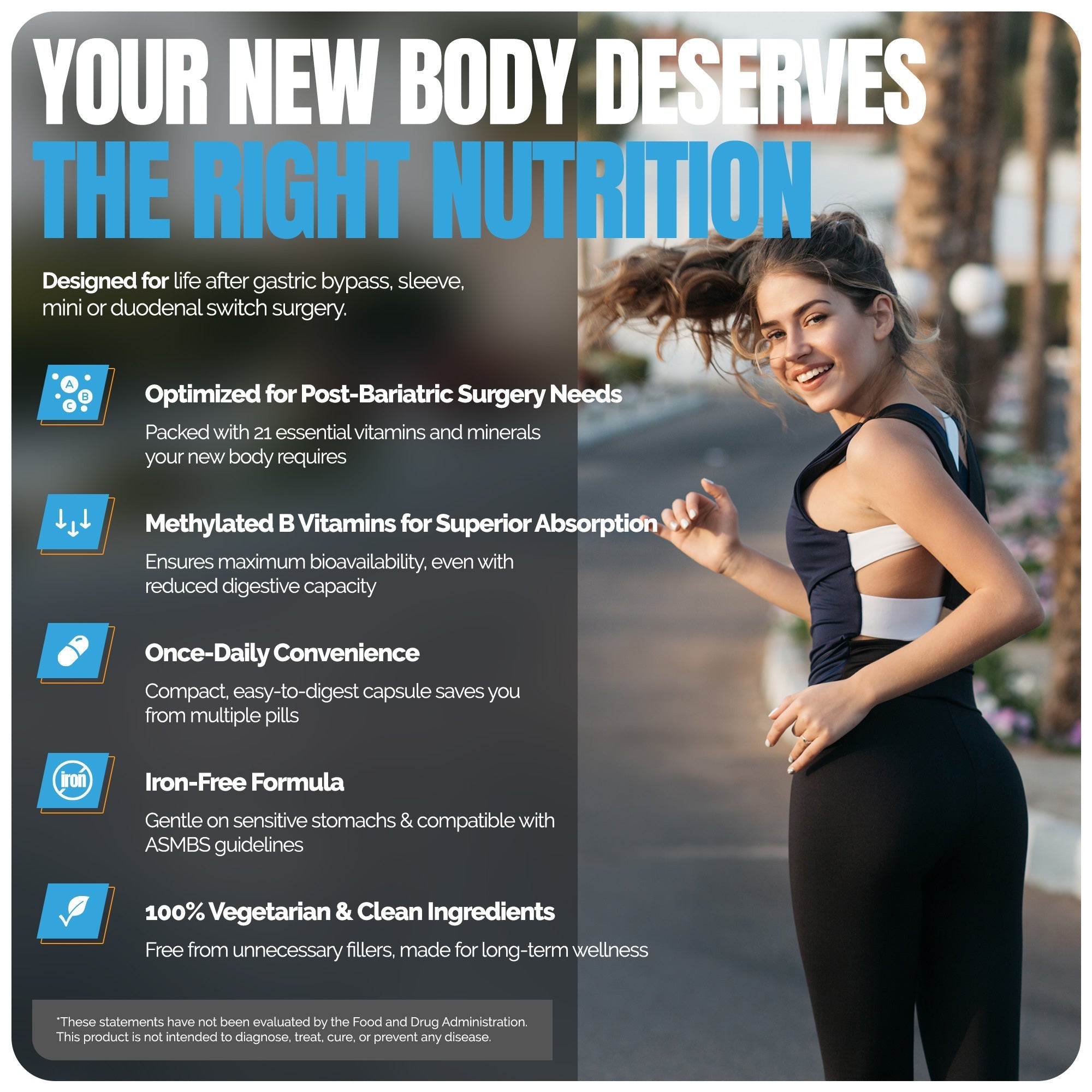 Shiny Leaf Methylated Bariatric Multivitamin Without Iron DestGlow
