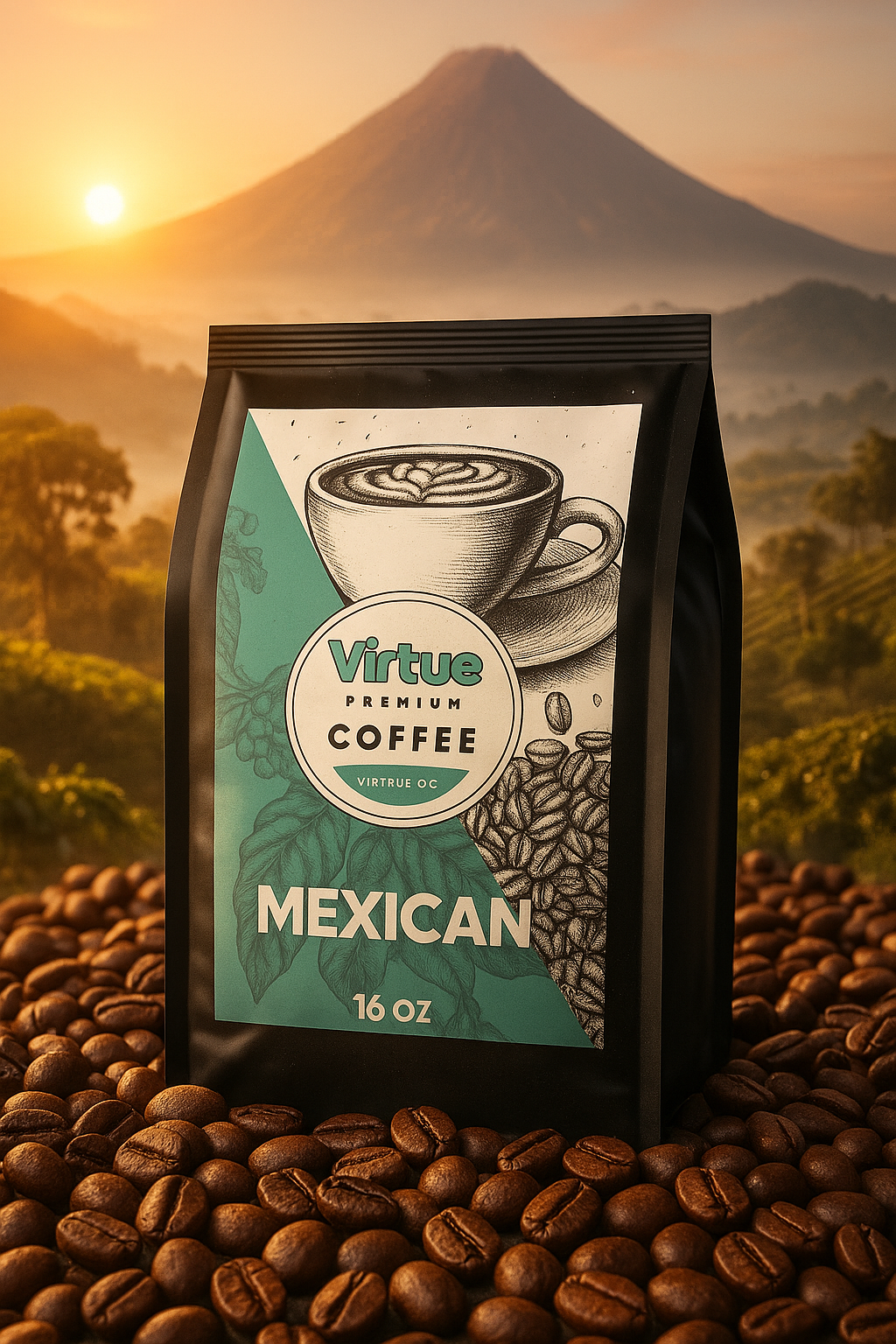 Organic Coffee – 16oz | Small Batch, Pure & Expertly Roasted by Virtrue