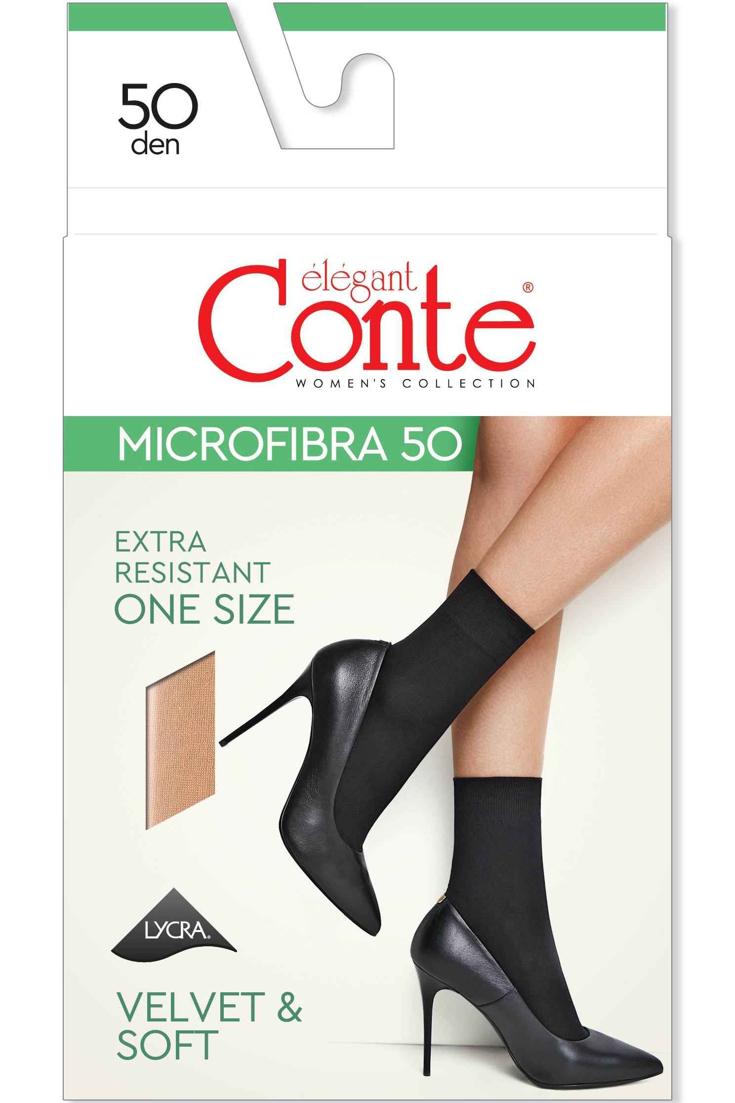 Socks Conte Microfibra 50 Den (1 pair)