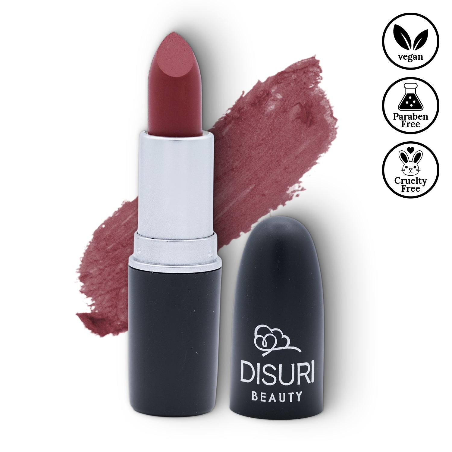 DISURI Beauty Matte Bullet Lipstick - Midnight Muse (