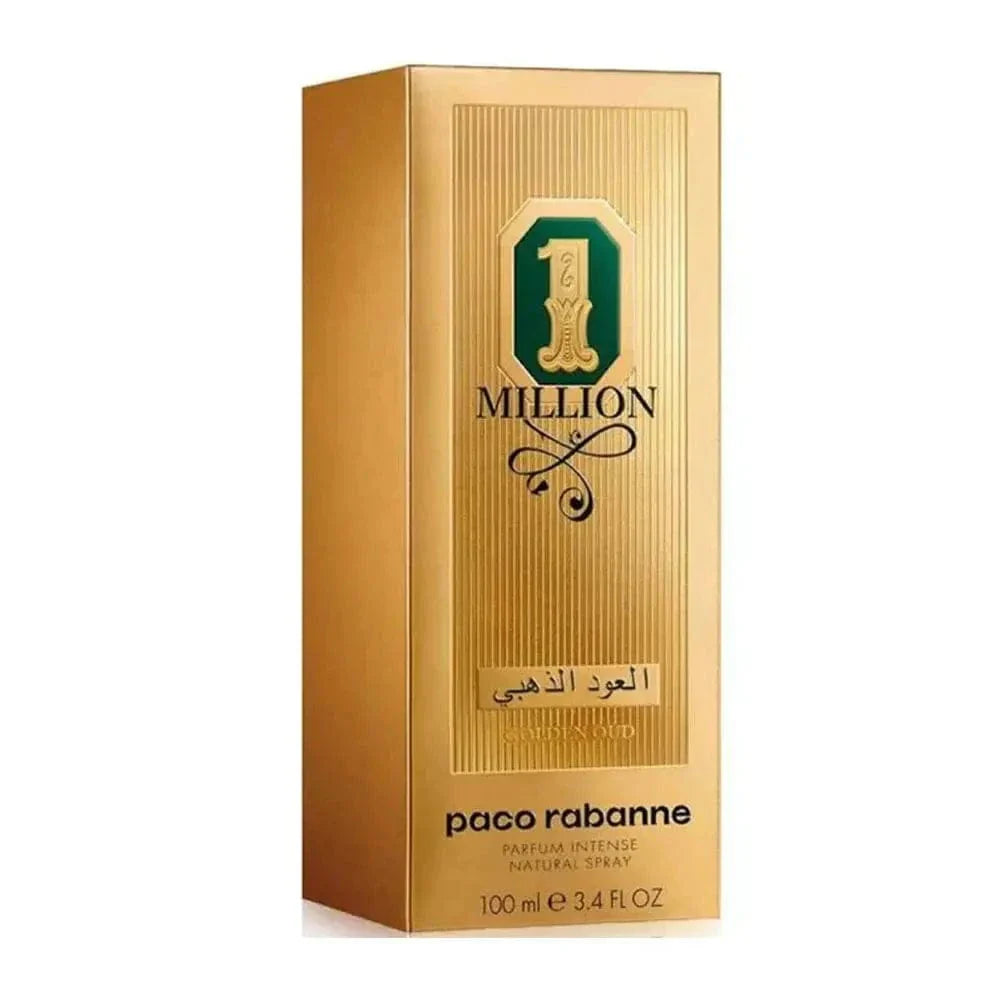 Million Gold Oud By Paco Rabanne For Men 3.4 EDP Spray by perfumesandrea