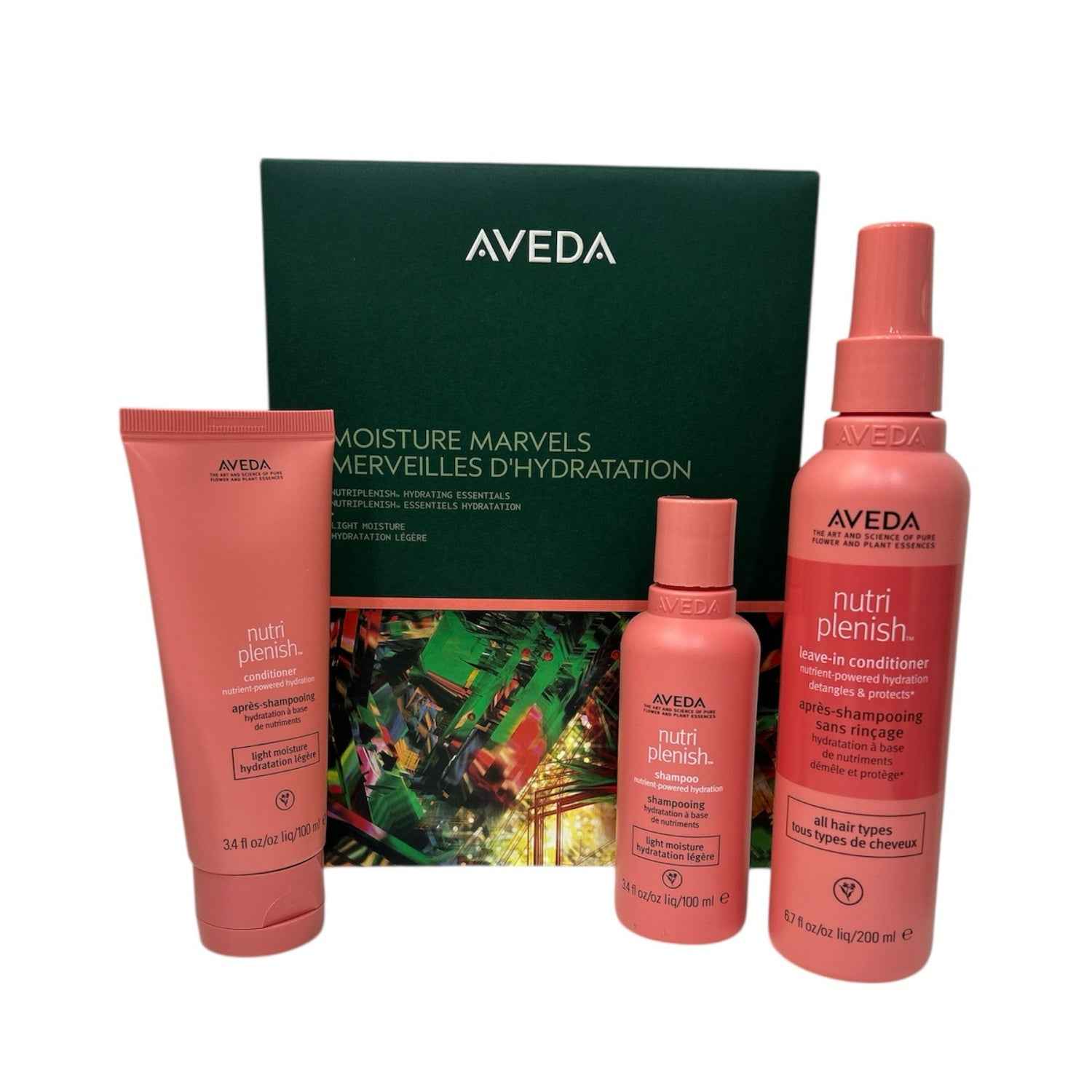 Aveda Moisture Marvels Nutriplenish Hydrating Essentials Light Gift Set - DestGlow