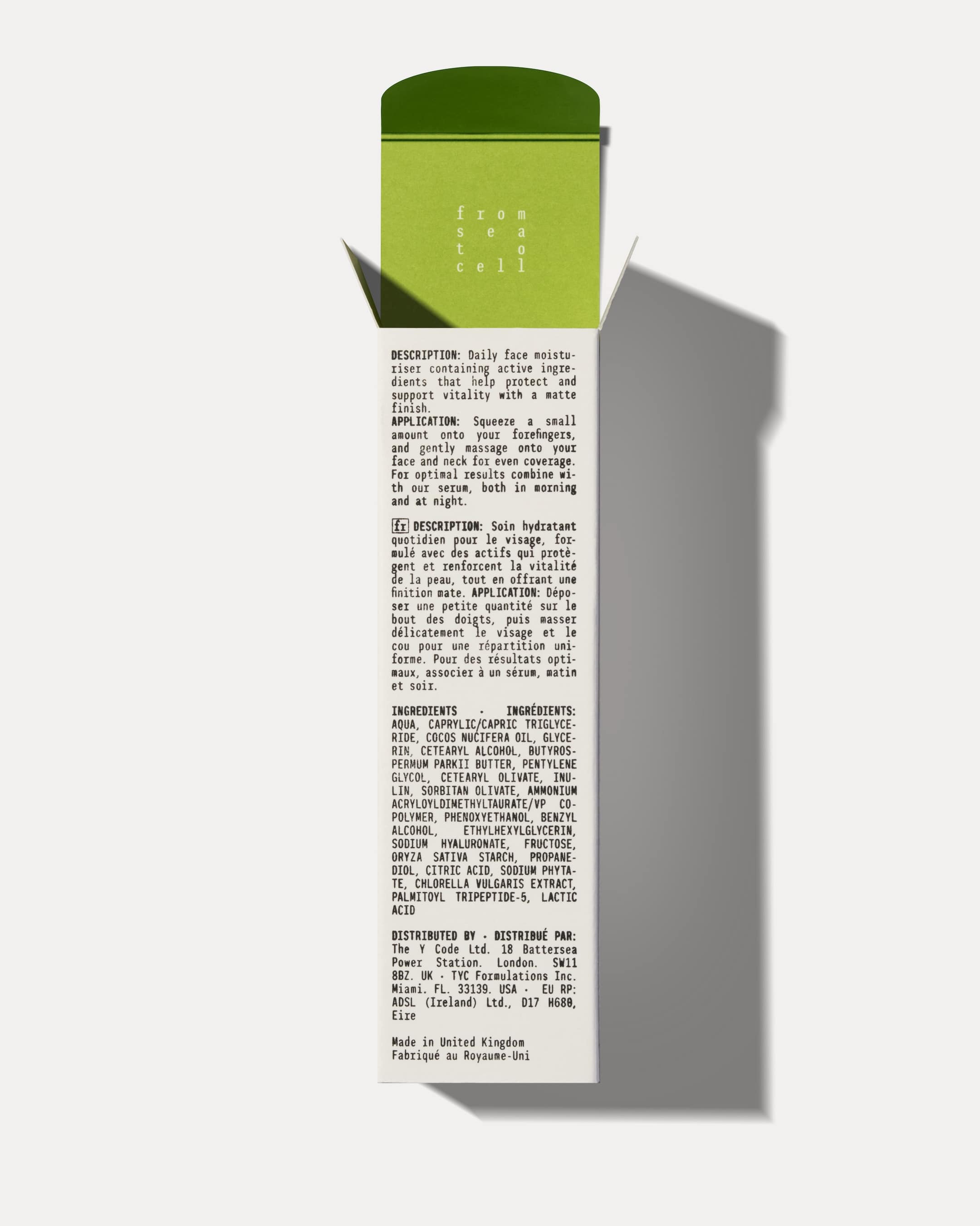 MATTIFYING MOISTURISER by YCODE