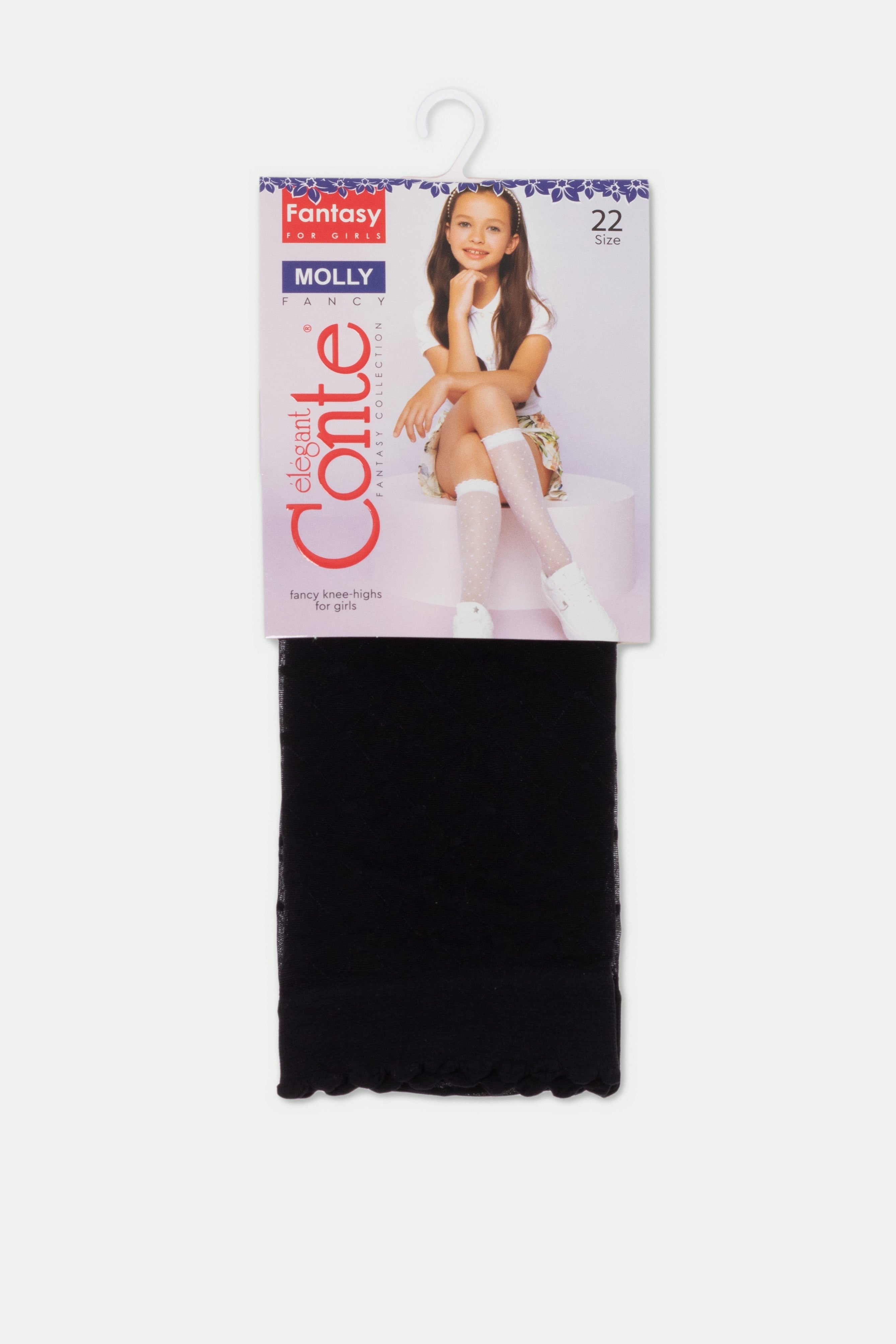 Conte Knee-High Socks for girls - Molly 20 Den - DestGlow